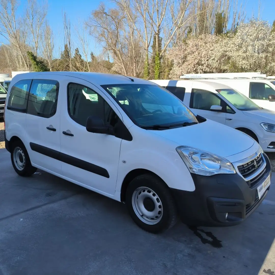 Peugeot Partner Tepee 1.6BlueHDI Access 75 Blanc - 2