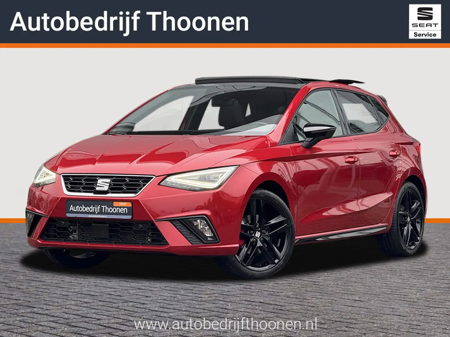 SEAT Ibiza 1.0 TSI FR Black Edition Apple CarPlay | Camera | Rouge - 1