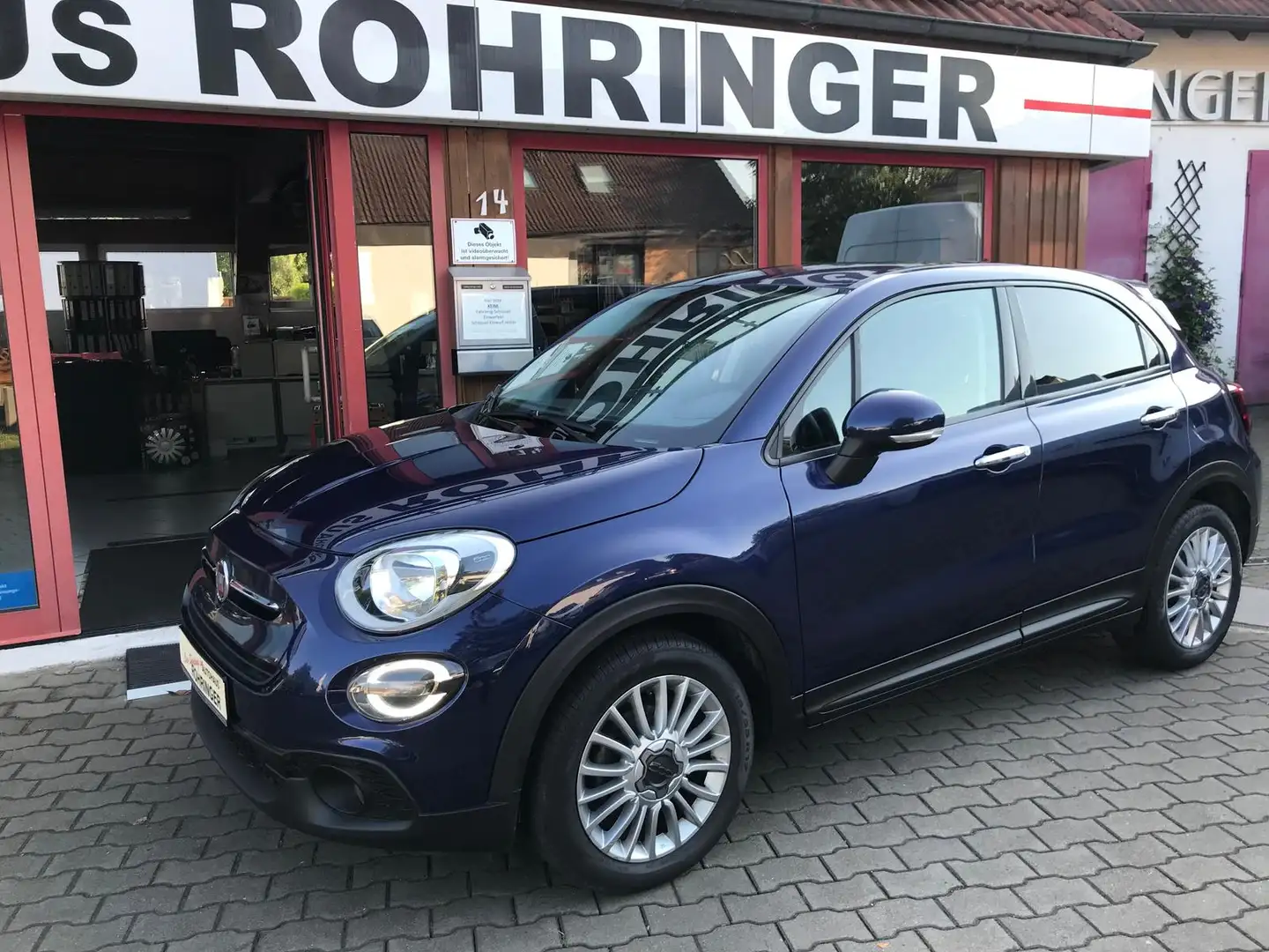 Fiat 500X 1.0-4x2-Navigation-Klimaanlage-17-Alu-PDC Blau - 2
