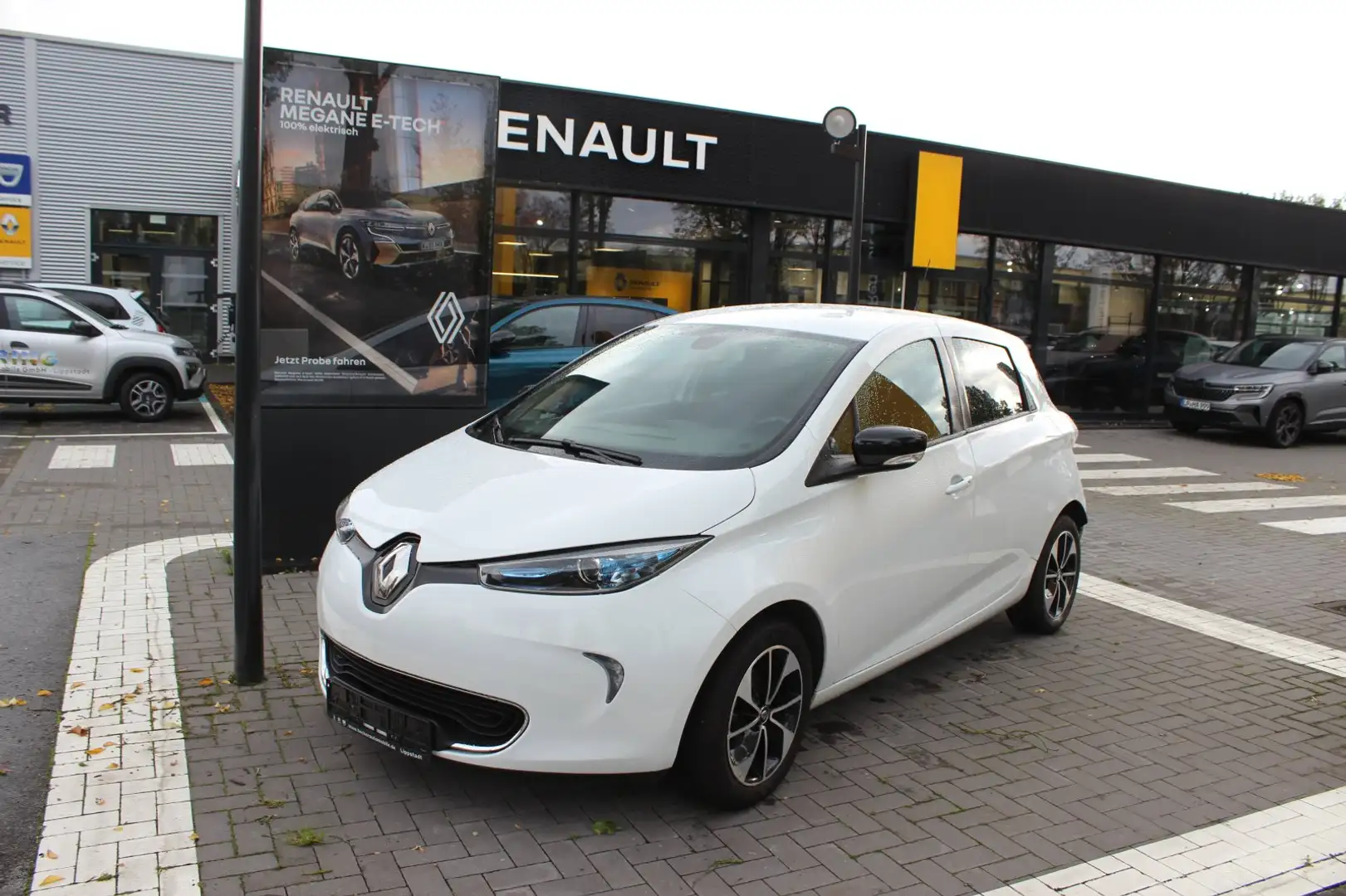 Renault ZOE Intens (Rw. 400 Km) Mietbatterie *Kamera* Weiß - 2
