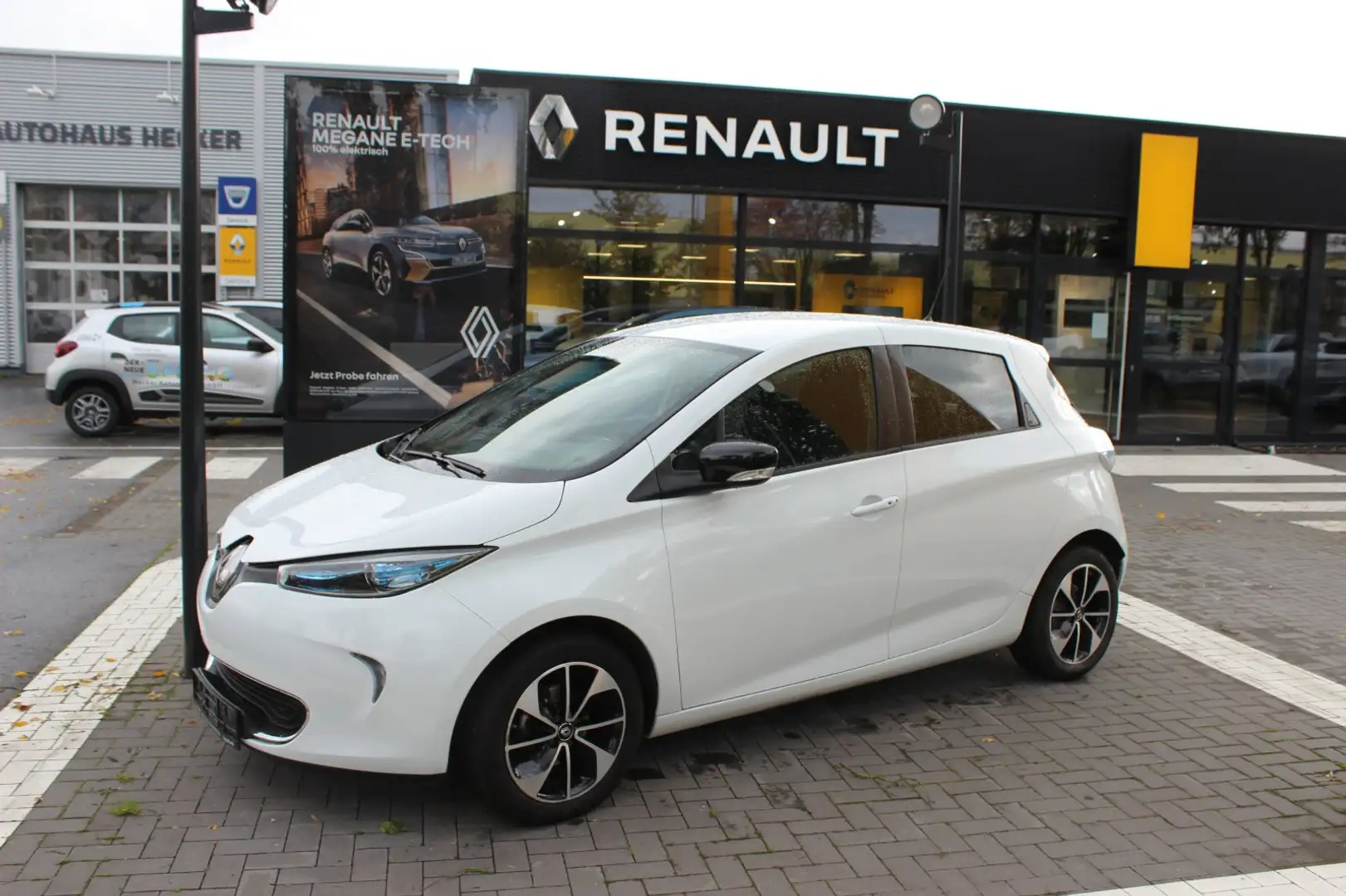 Renault ZOE Intens (Rw. 400 Km) Mietbatterie *Kamera* Weiß - 1