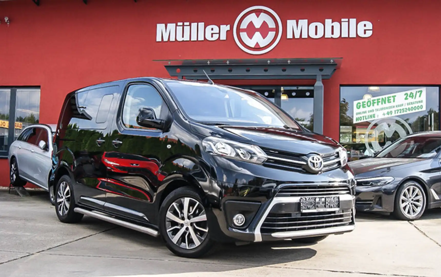 Toyota Proace Verso 2.0 Compact Family Comforz HEADUP Noir - 1
