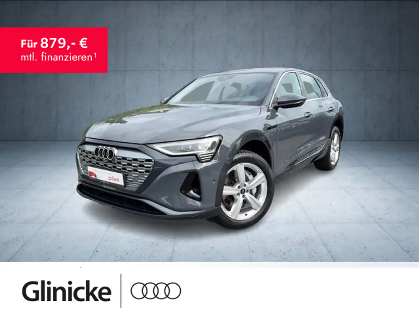 Audi Q8 e-tron advanced 55 qu AHK/HuD/Matrix/PBox/20' Grau - 1