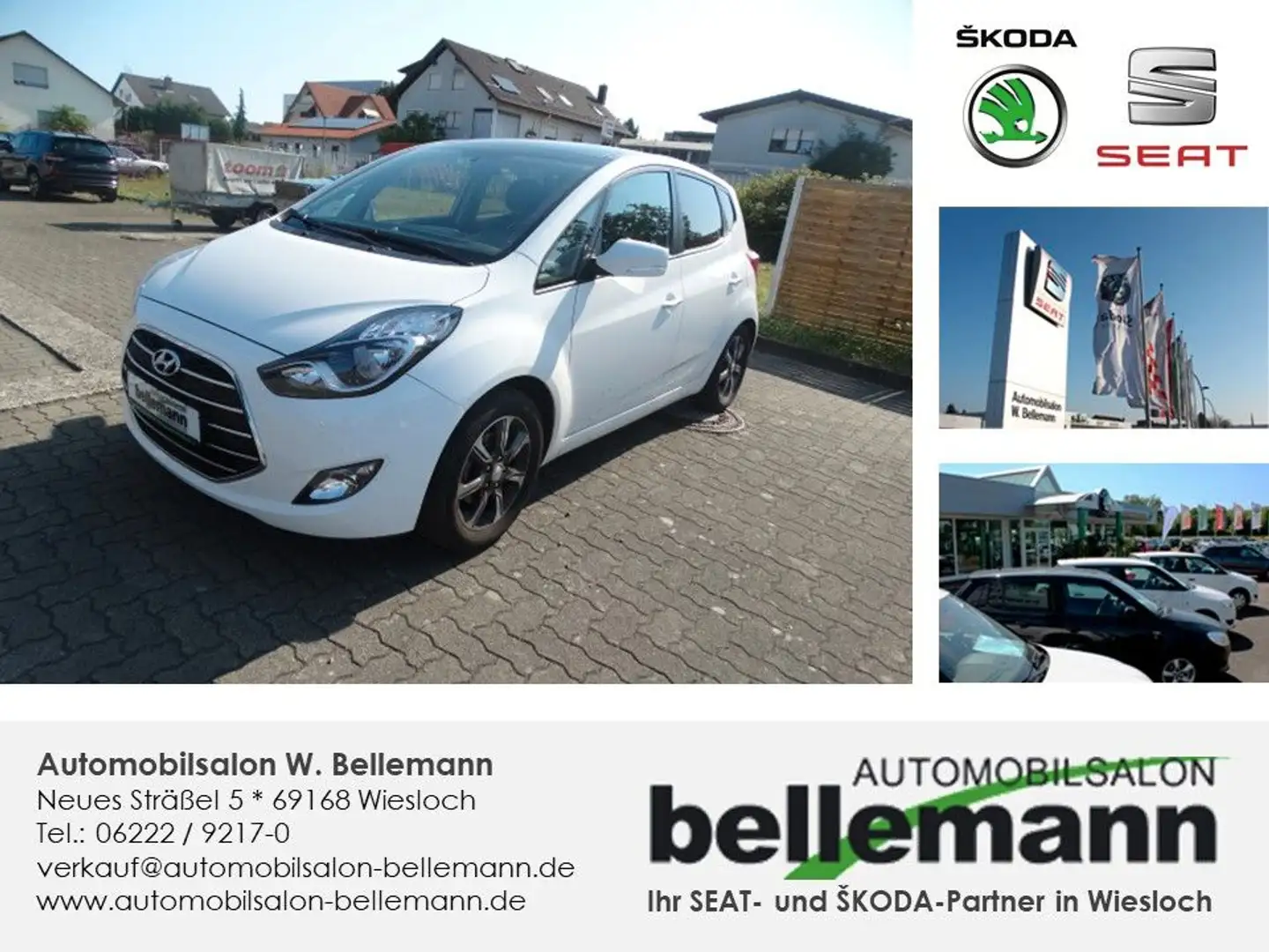 Hyundai iX20 blue Space Plus Weiß - 1