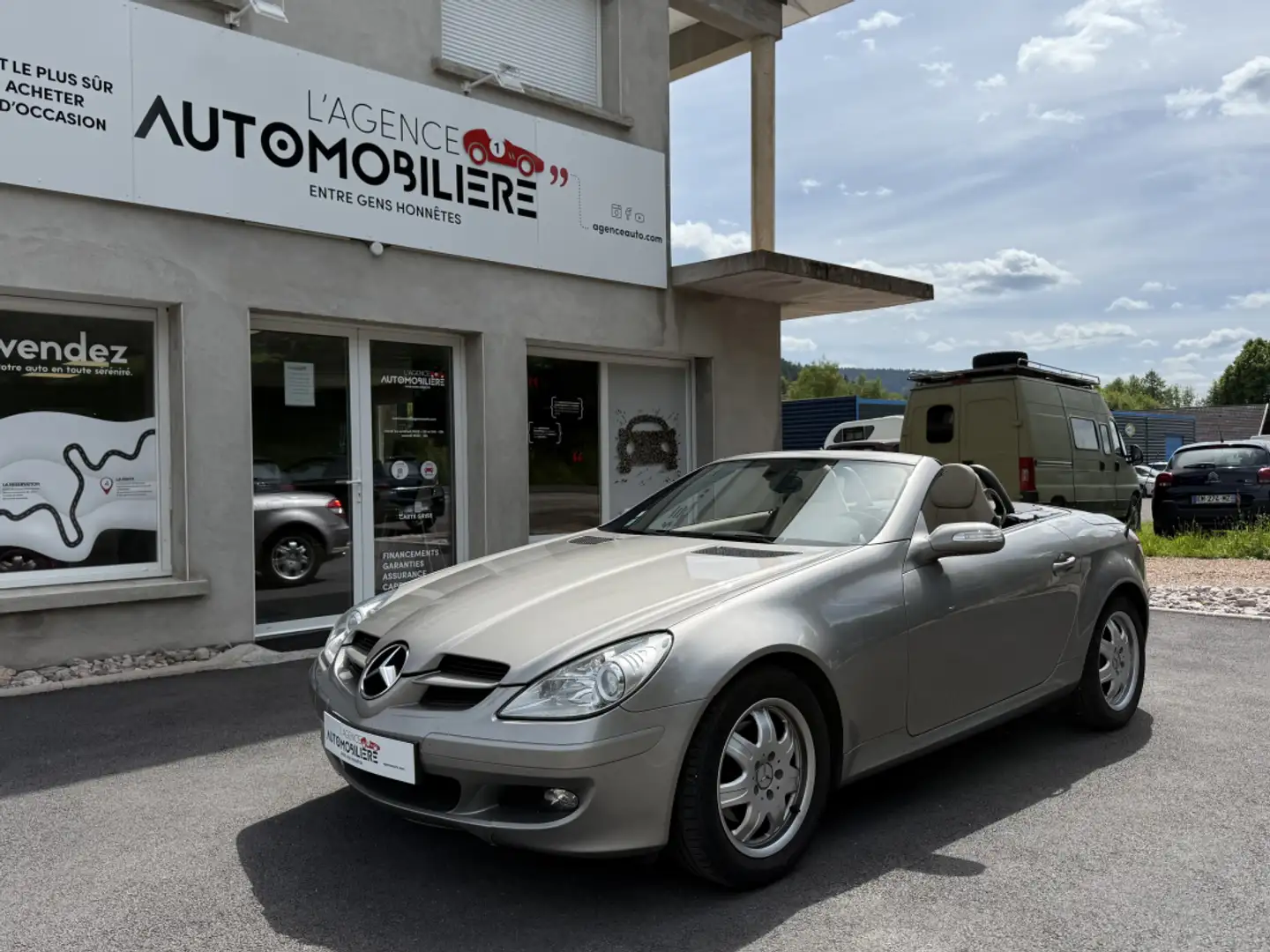 Mercedes-Benz SLK 250 200v Kompressor 163 cv Gris - 2