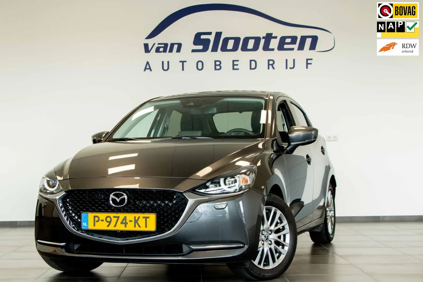 Mazda 2 1.5 Skyactiv-G Luxury| Navi| Camera| Cruise Grijs - 1