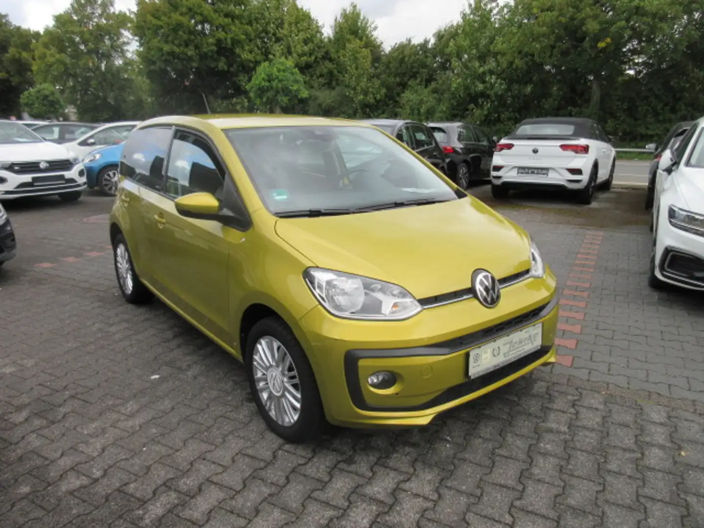 Volkswagen up! UNITED 1.0 NAVIV. KAMERA ALU PRIVACY APS SITZHEIZUNG CLIMATRONIC eFH ZV Gelb - 1