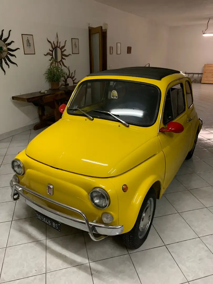 Fiat 500 Żółty - 1