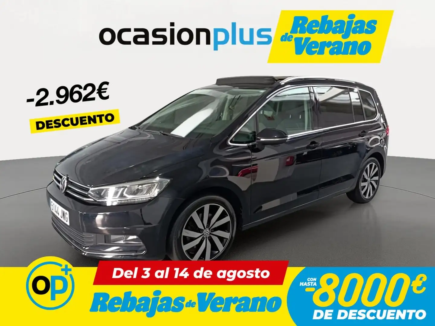 Volkswagen Touran 2.0TDI CR BMT Sport DSG 110kW Negro - 1