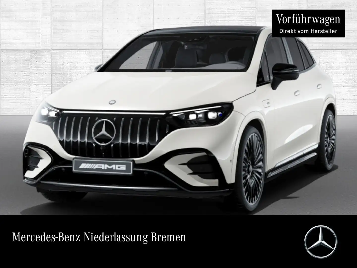 Mercedes-Benz EQE 43 4M NIGHT+PANO+BURMESTER+SITZKLIMA+TV Weiß - 1