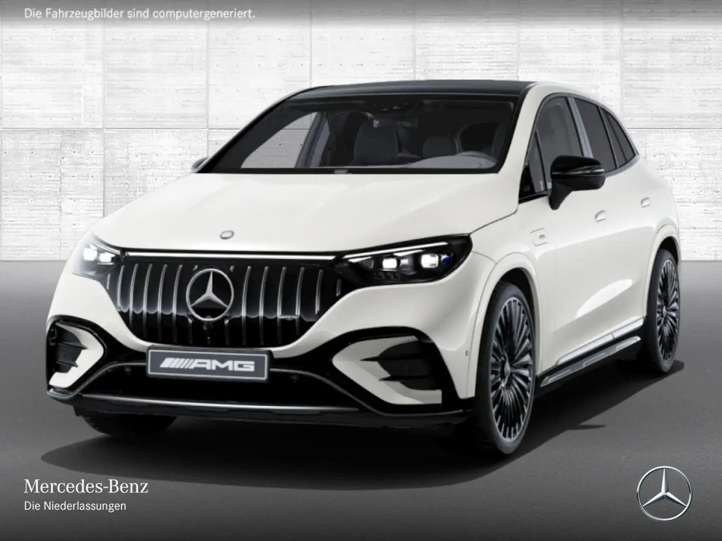 Mercedes-Benz EQE 43 4M NIGHT+PANO+BURMESTER+SITZKLIMA+TV Weiß - 2