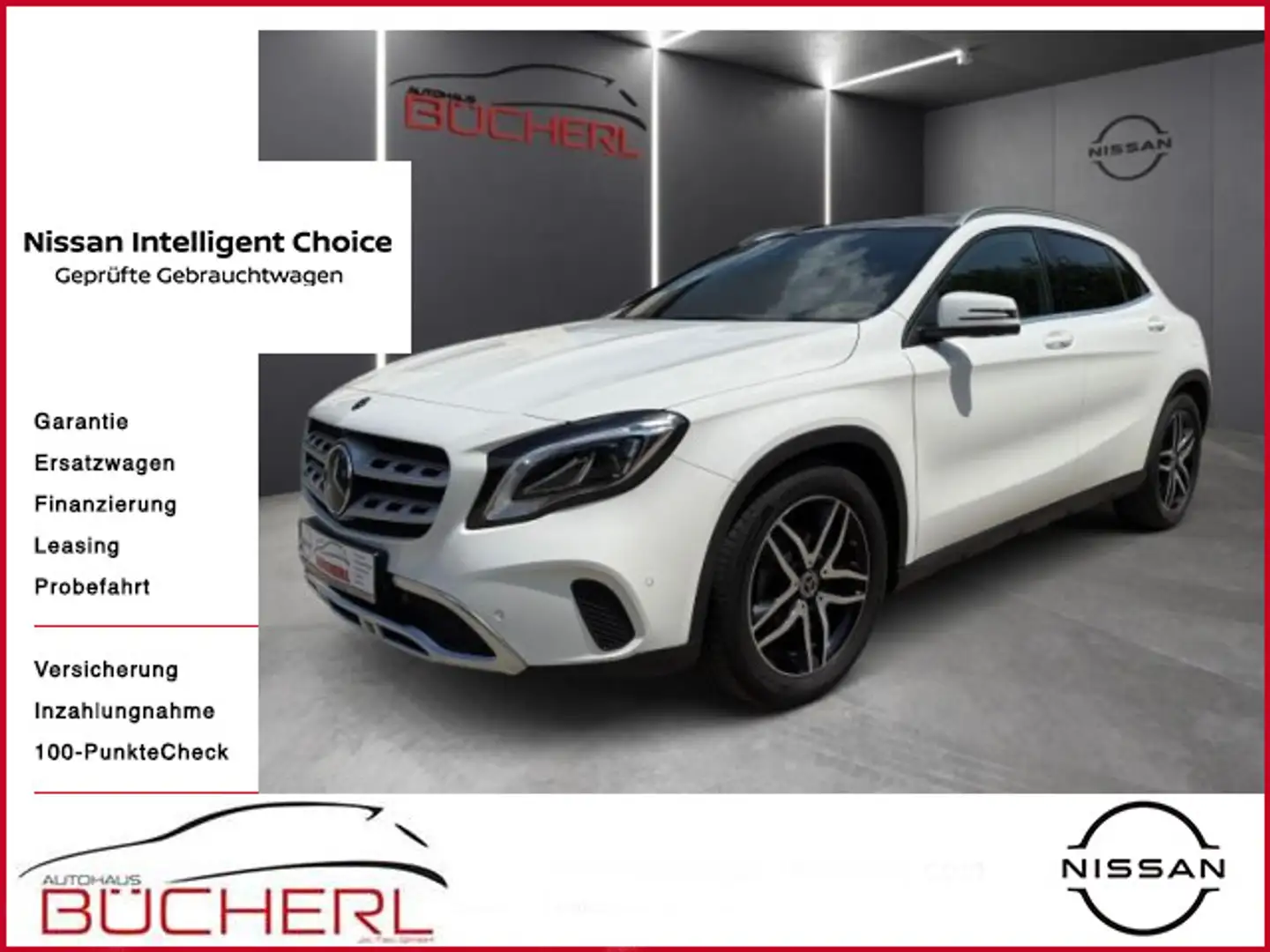 Mercedes-Benz GLA 200 Urban AT, 360°-Kam., PANO, SHZ, NAVI Weiß - 1