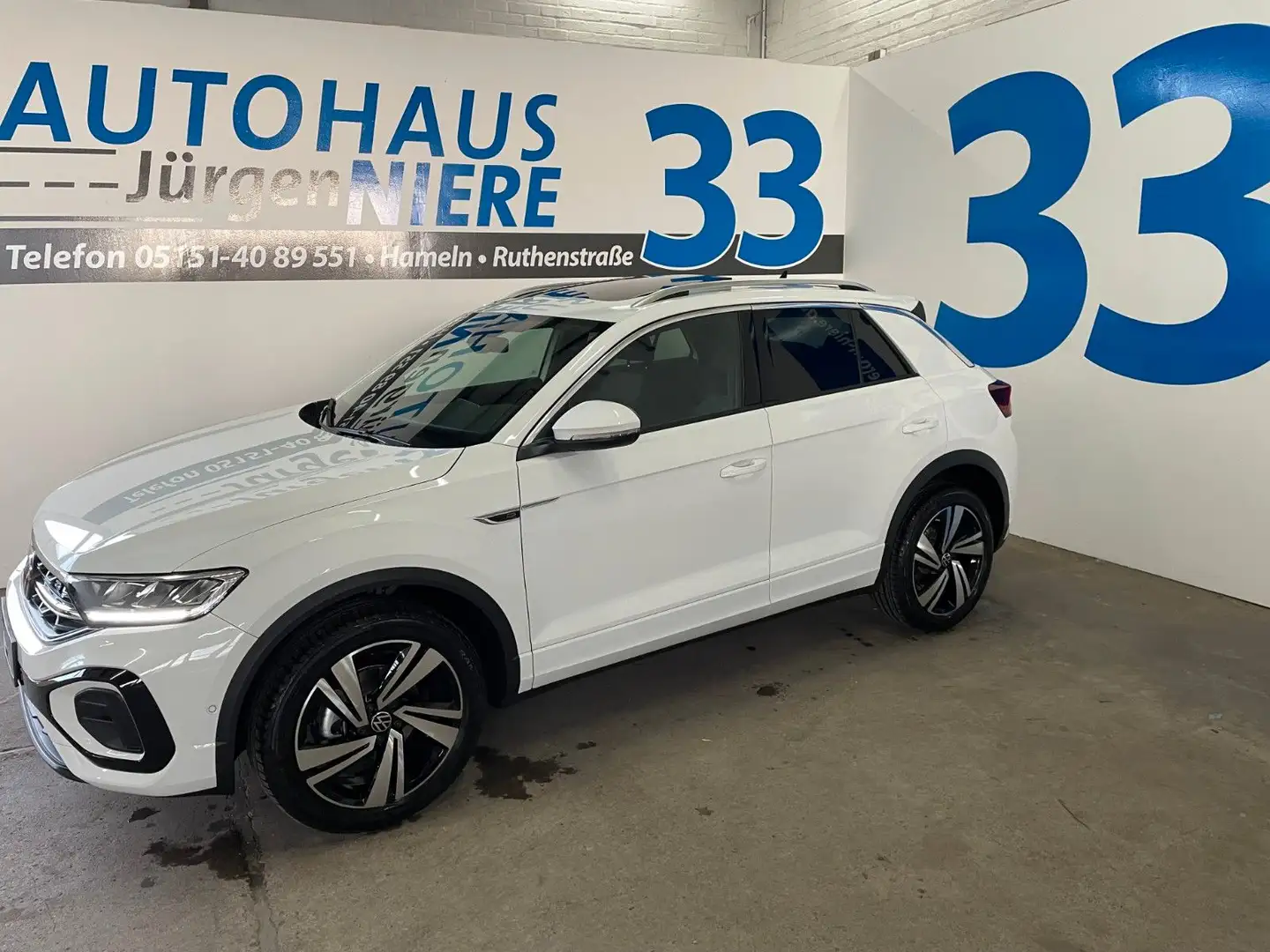 Volkswagen T-Roc 1.5 TSI DSG R-Line /AHK/PANO/18 Zoll Blanc - 1