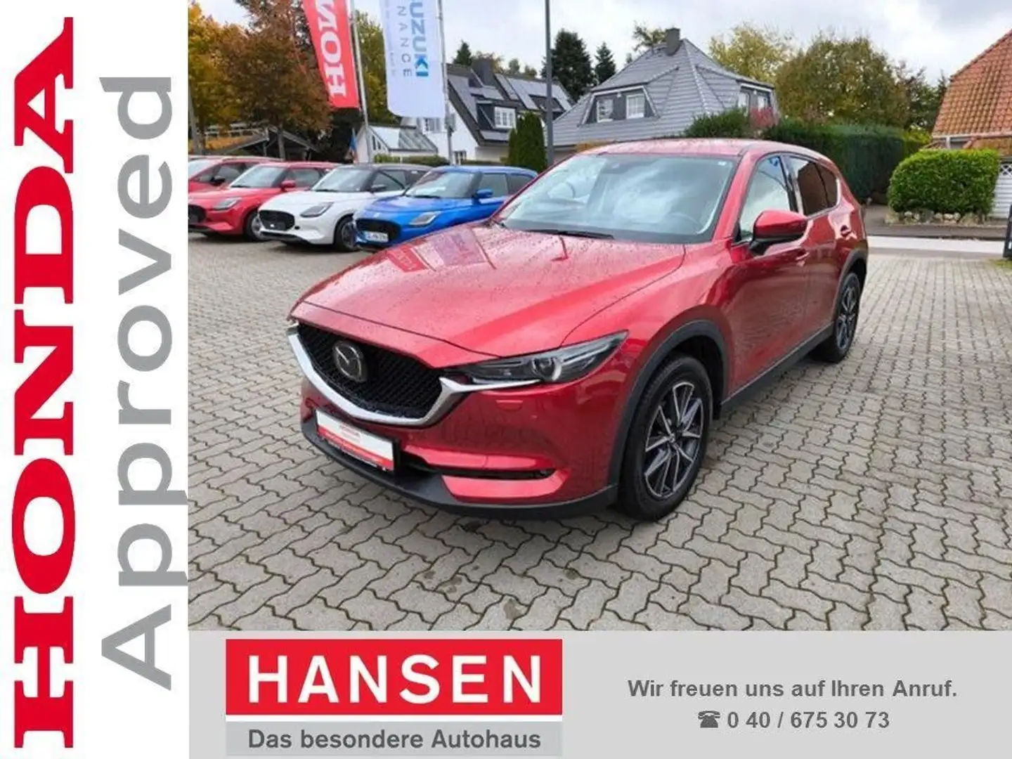 Mazda CX-5 2,2 Diesel Automatik Sports-Line AWD Rot - 1