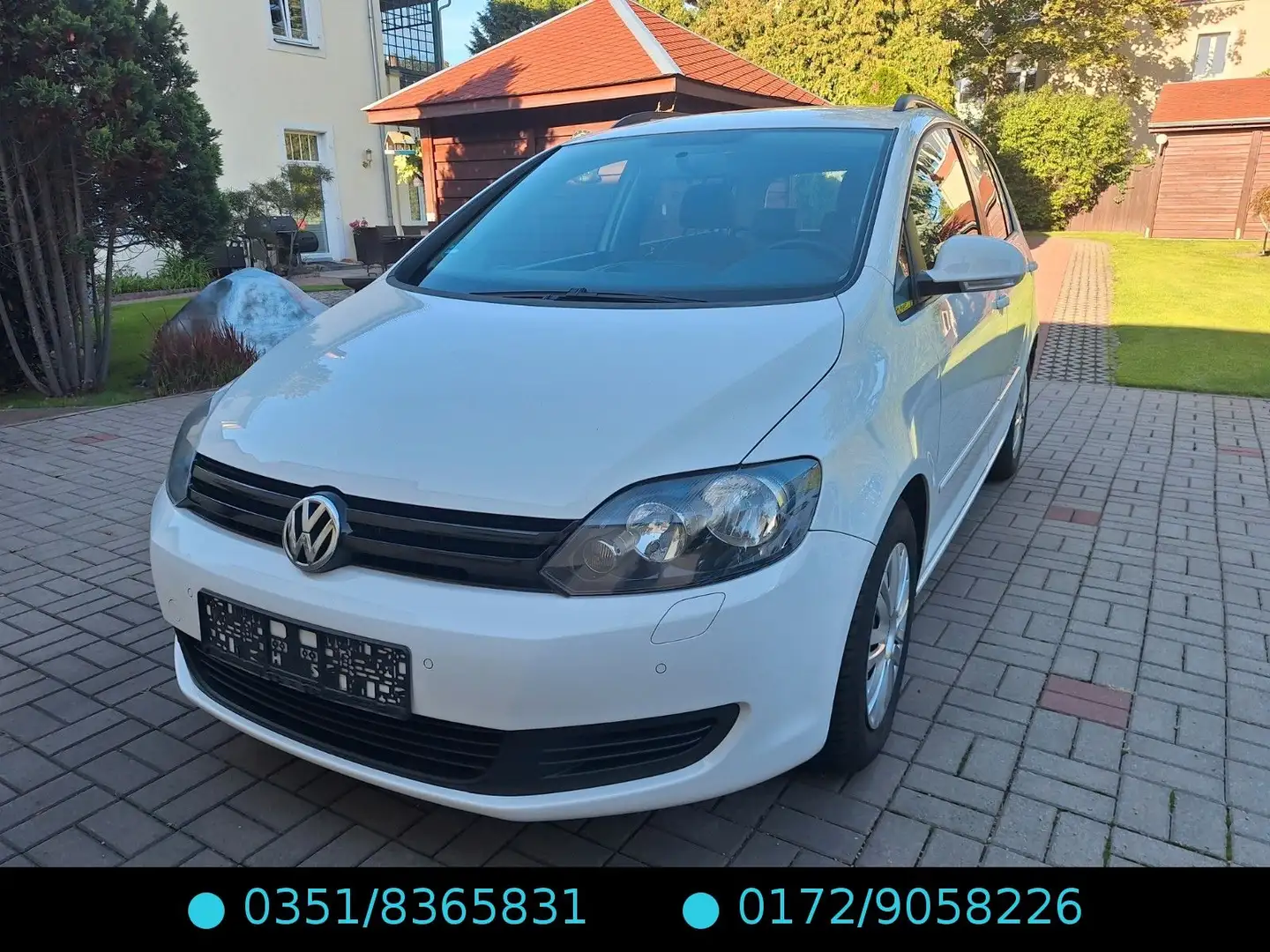 Volkswagen Golf Plus Golf 6 Plus 1.4 TÜV neu PDC v+h Klima Blanc - 1