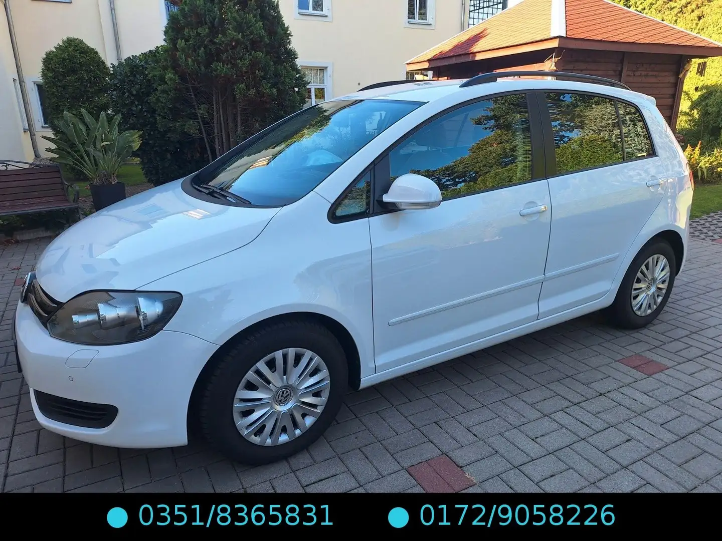 Volkswagen Golf Plus Golf 6 Plus 1.4 TÜV neu PDC v+h Klima Blanc - 2