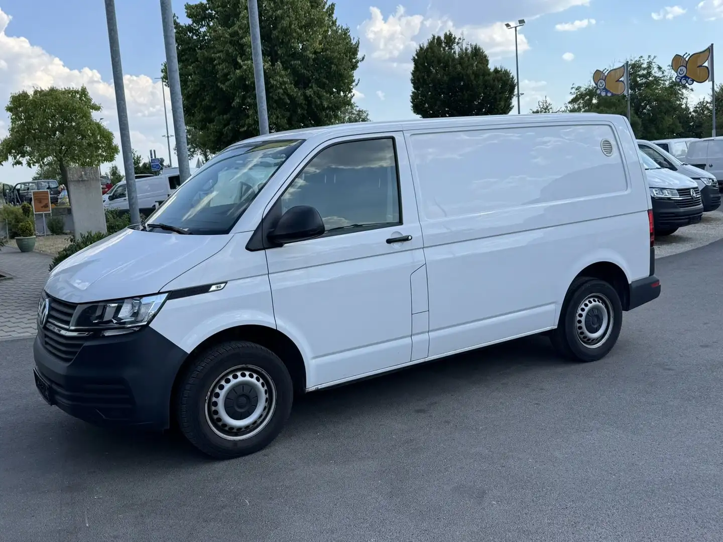 Volkswagen T6 Transporter 6.1 Kasten 2.0TDI AHK*Klima*PDC Weiß - 2