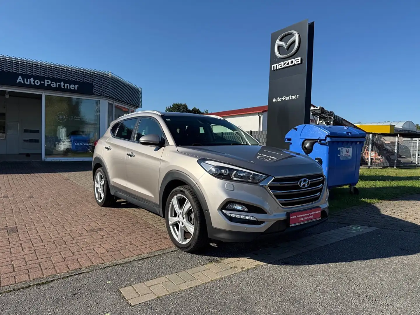 Hyundai TUCSON 2.0 CRDi DPF Premium 4WD Beige - 1