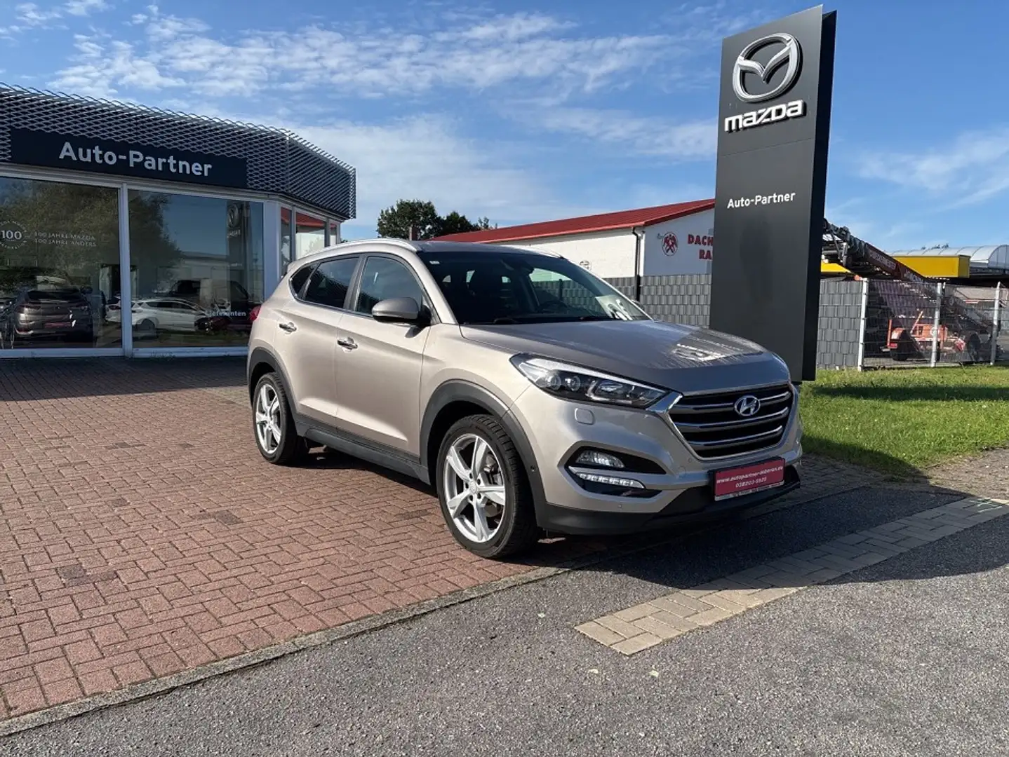 Hyundai TUCSON 2.0 CRDi DPF Premium 4WD Beige - 1