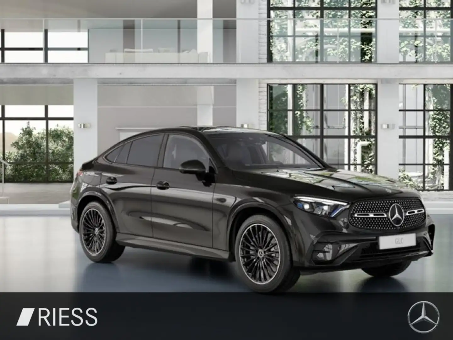 Mercedes-Benz GLC 220 d 4MATIC Coupé 360 ACC AHK AUT DynLicht Schwarz - 2