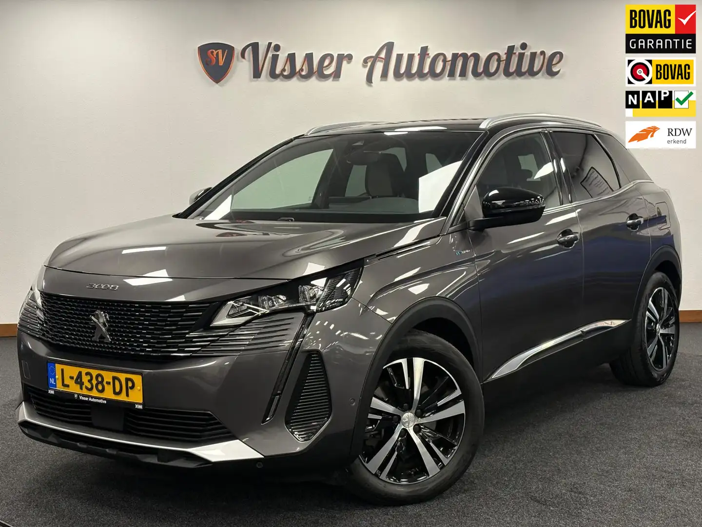 Peugeot 3008 1.6 Hybrid Plug-in 225 GT*NAP*Camera*Cruise-Contro Grijs - 1