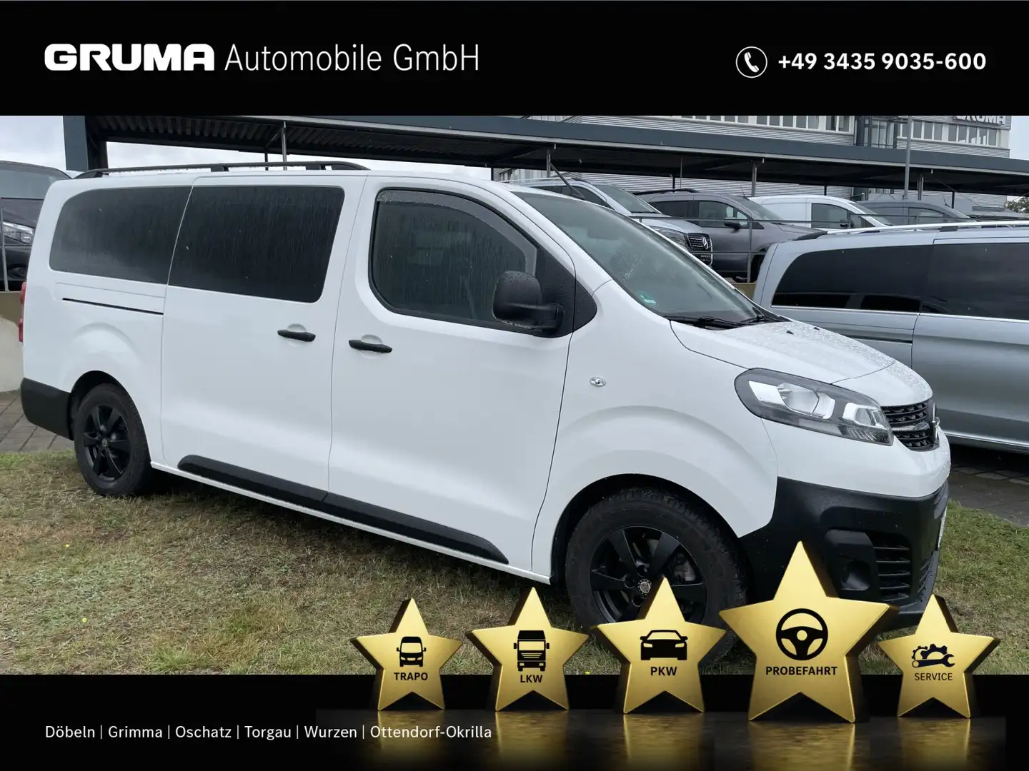 Opel Vivaro Vivaro 1.5 D L (L3) KLIMA+DAB RADIO+9 SITZE+AHK Blanc - 1