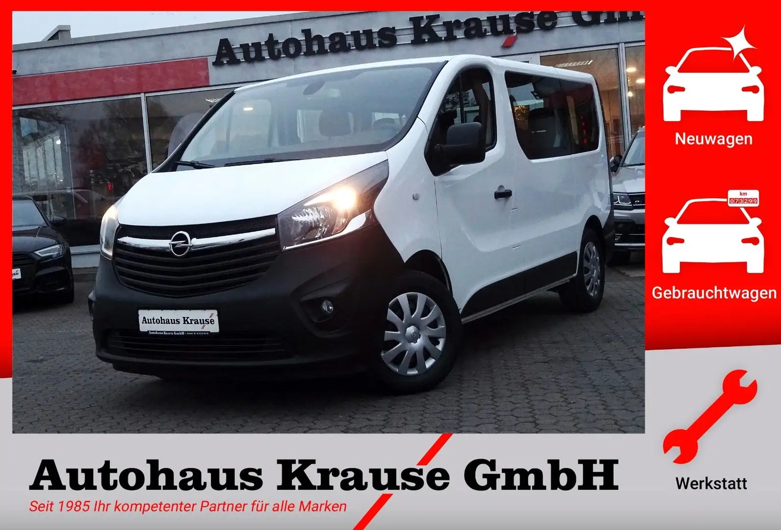 Opel Vivaro B 1.6CDTI Combi L1H1-8SP/PDC/SIHZ/STANDHZ Blanco - 1