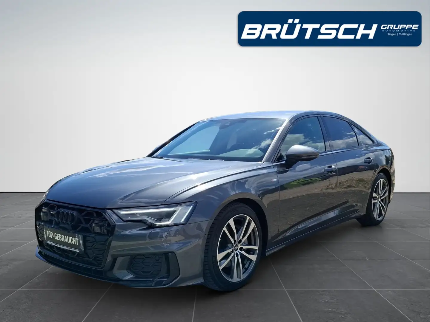 Audi A6 Limousine 45 TFSI quattro S line AHK / LED / NAVI Gris - 1