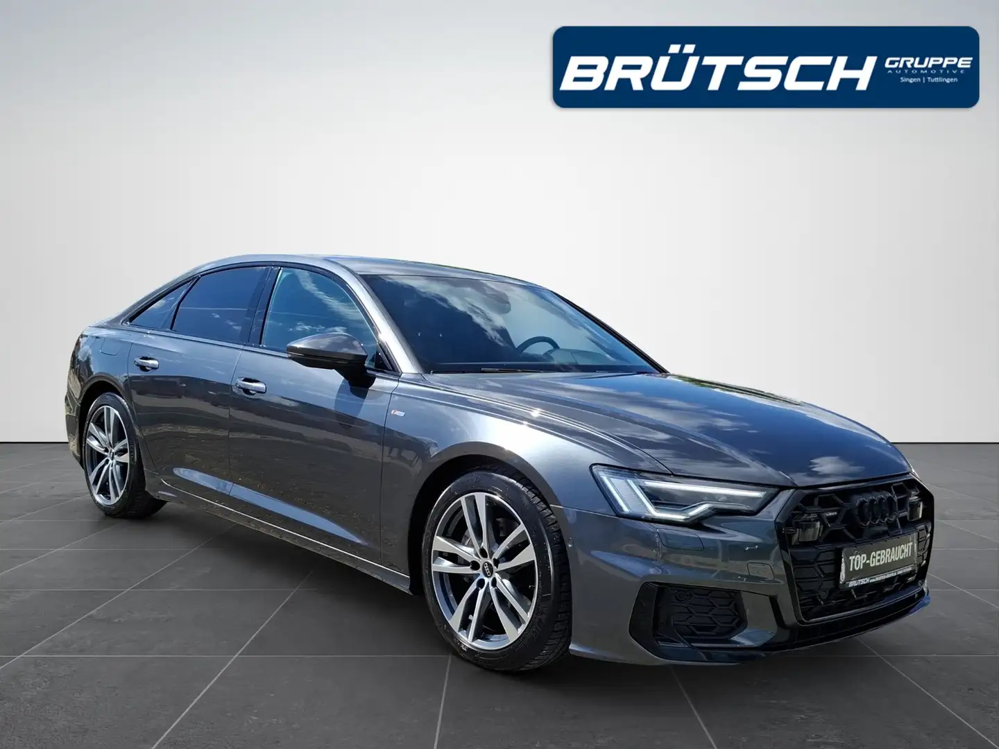 Audi A6 Limousine 45 TFSI quattro S line AHK / LED / NAVI Gris - 2