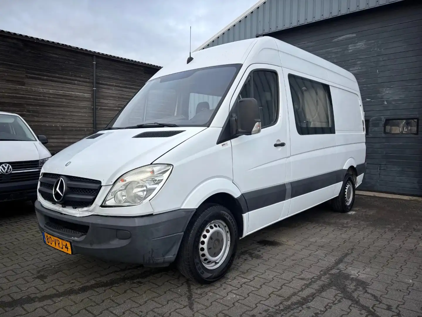 Mercedes-Benz Sprinter 311 CDI L2 H2 Dubbel Cabine Airco AHK Wit - 1