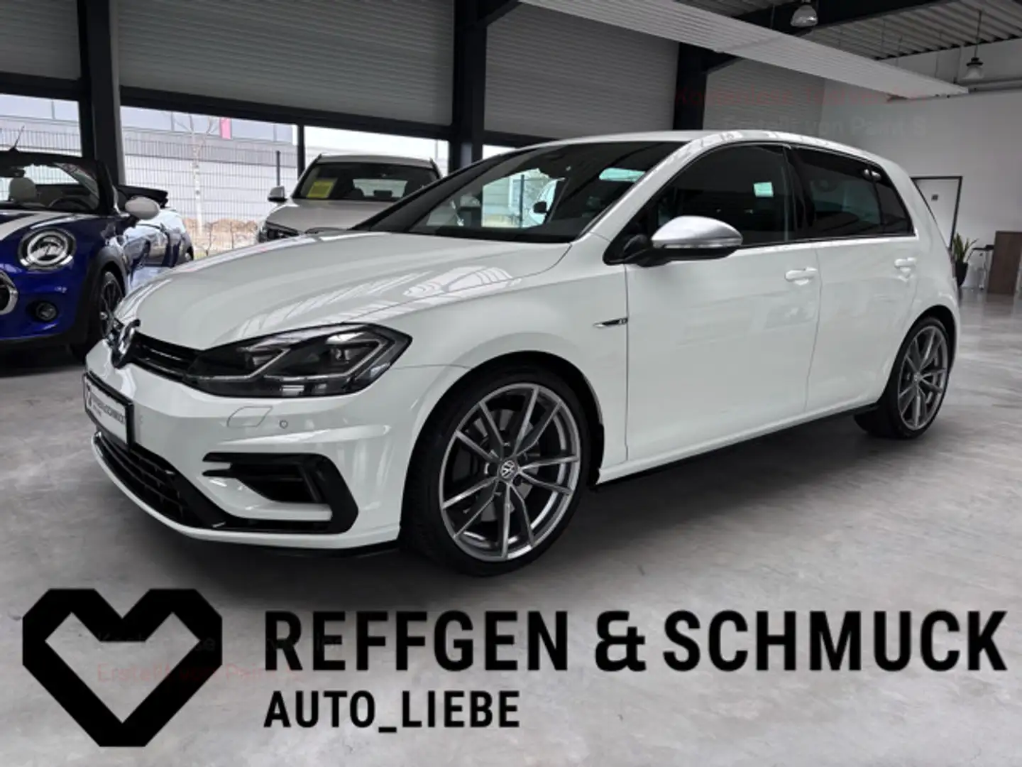 Volkswagen Golf R R 4M +KLIMA+LEDER+LED+R19+EINPARKHILFE+TOP+ Blanc - 1