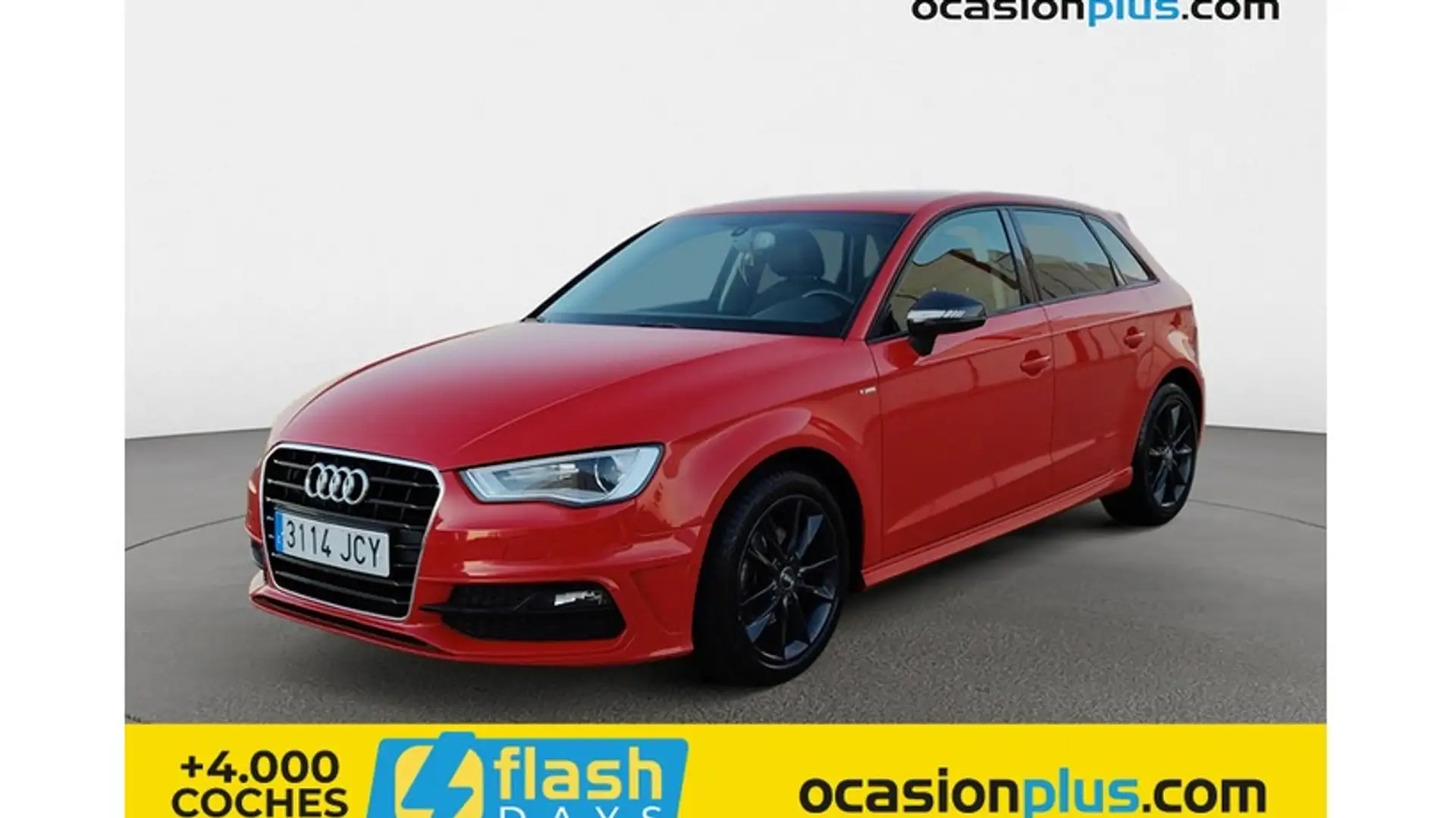 Audi A3 Sportback 1.6TDI CD Adrenalin Rojo - 1