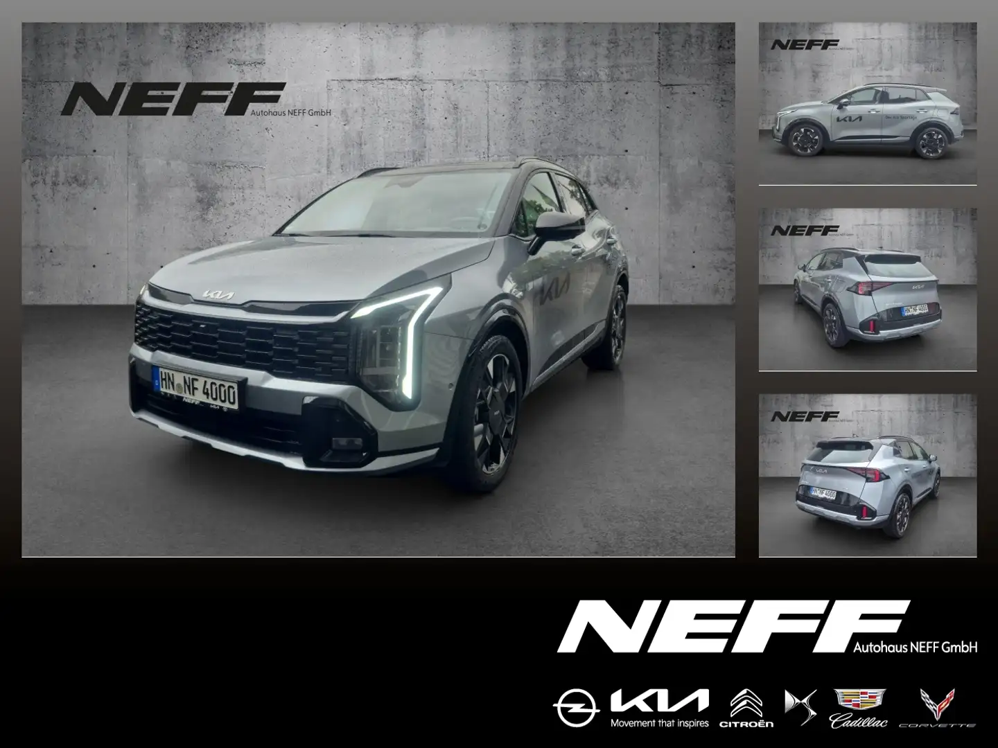 Kia Sportage 1.6 T-GDI GT-Line ACC+LED+Navi+Pano+SD Noir - 1