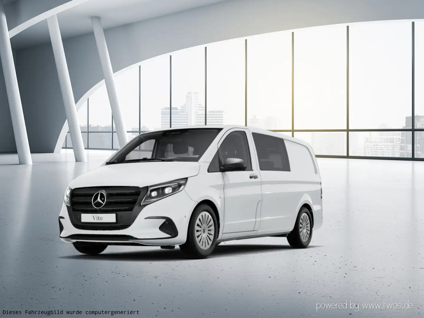 Mercedes-Benz Vito Vito Mixto 116CDI LED, Navi, Klima, 9G, AHK Blanco - 2