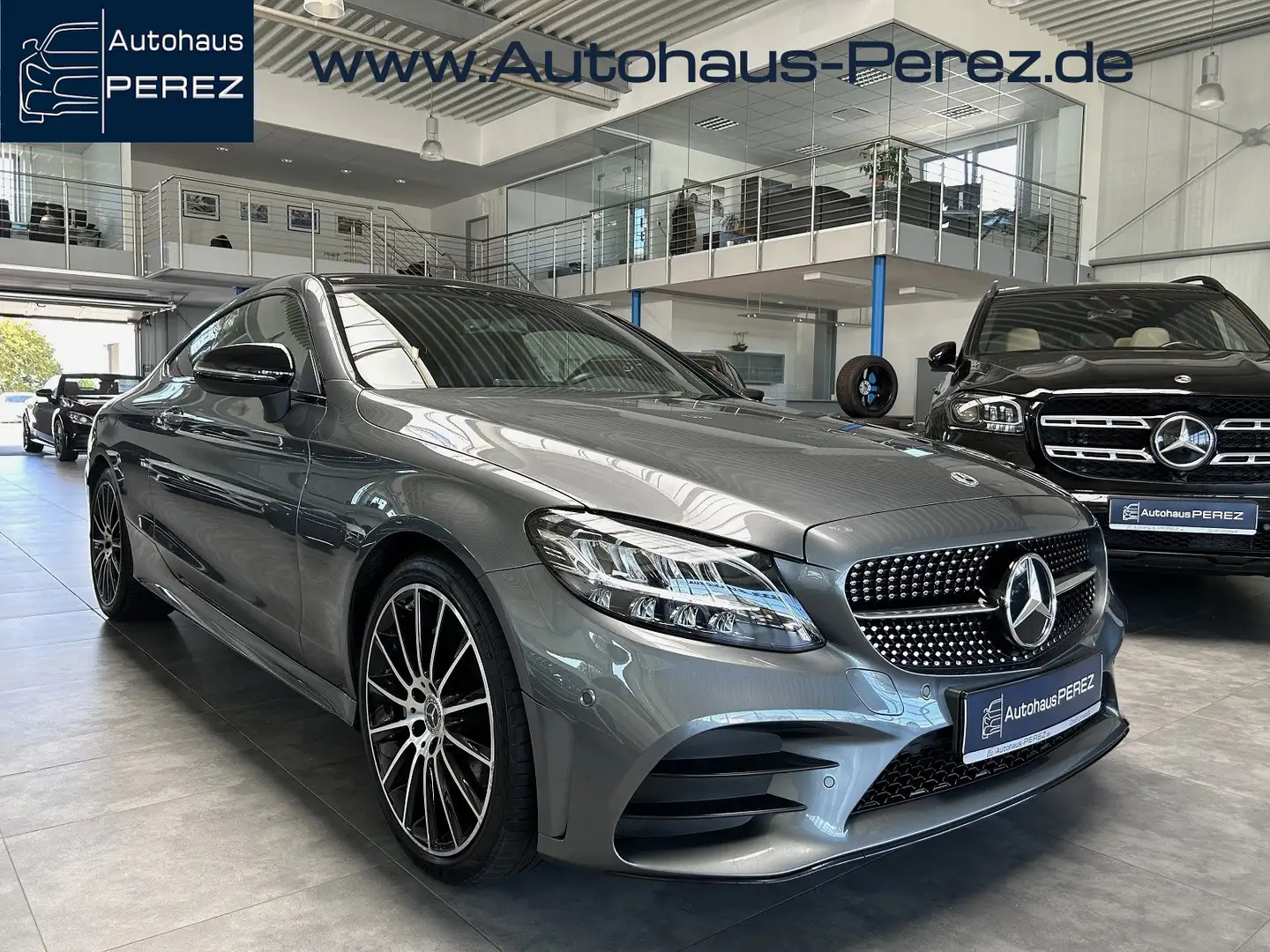 Mercedes-Benz C 220 Coupe d AMG PANORAMA SD-NIGHT-AMBIENTE-RFK Gris - 1