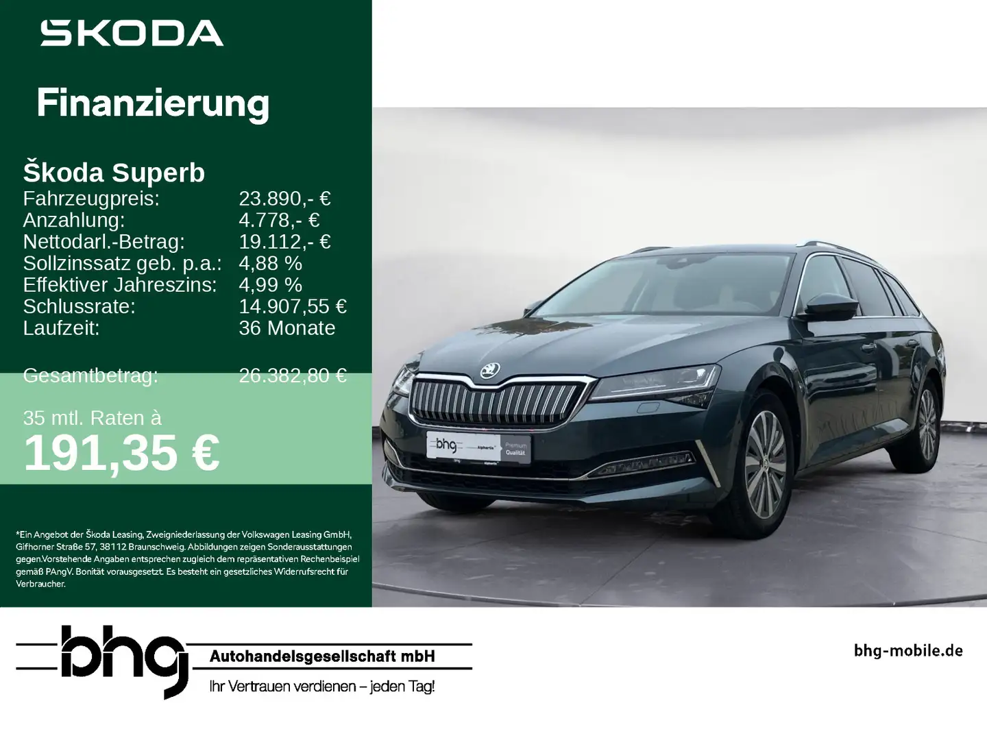 Skoda Superb Combi 1.4 TSI iV DSG Style Gris - 1