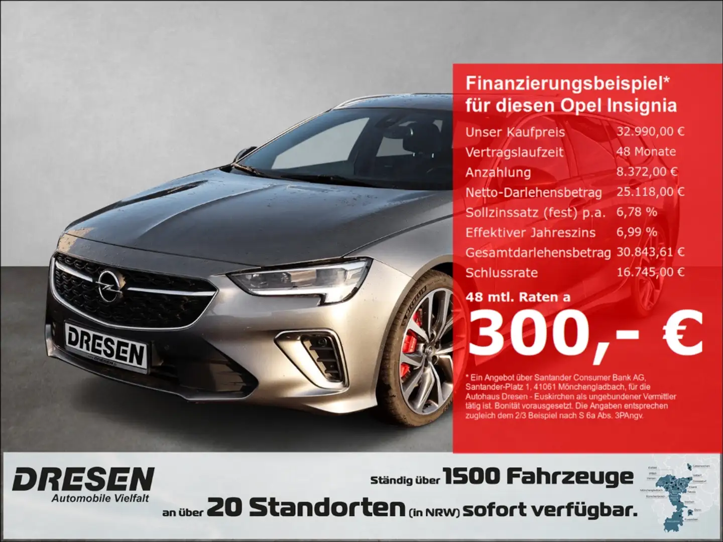 Opel Insignia B 4x4 EU6d Sports Tourer GSI 2.0/Allrad/Automatik/ Grey - 1