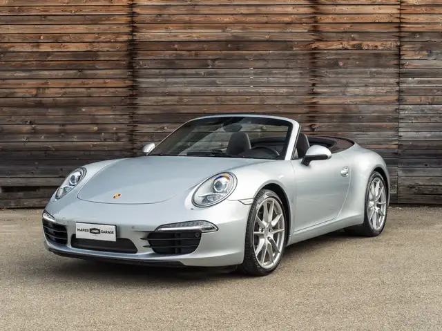 Porsche 991 911 Cabrio 3.4 Carrera - PDK - ITALIANA - TAGL. PORSCHE - RHODIUM SILVER/COCOA