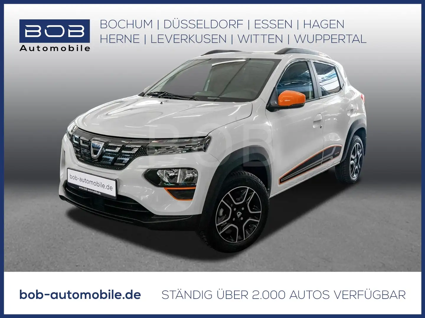 Dacia Spring Comfort Plus m. Look-Paket-Orange CCS Білий - 1