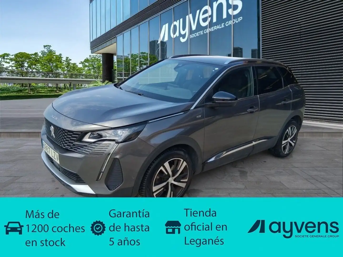 Peugeot 3008 1.5BlueHDi GT S&S EAT8 130 Gris - 1
