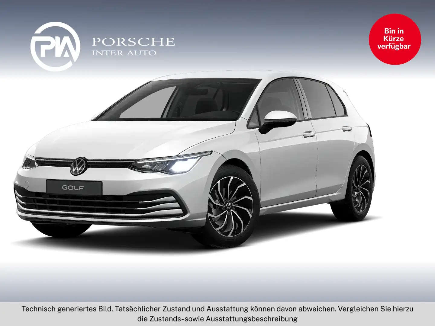 Volkswagen Golf Life mHeV TSI DSG Weiß - 1