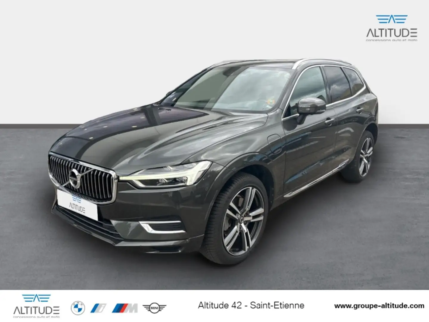 Volvo XC60 T8 Twin Engine 320 + 87ch Inscription Luxe Geartronic Gris - 1