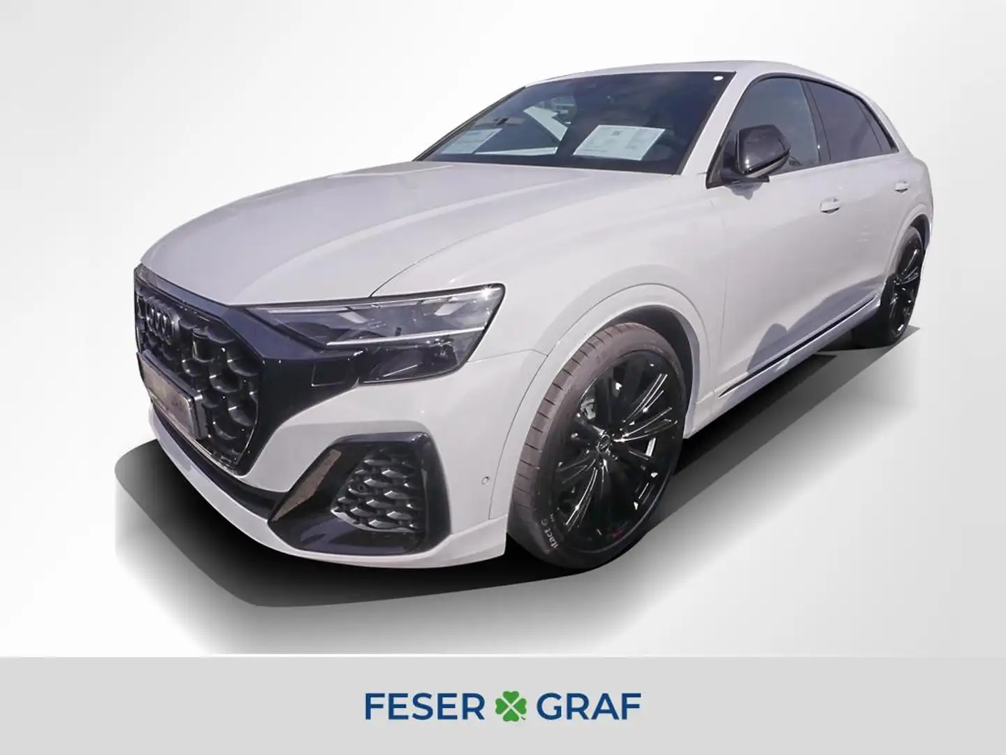 Audi Q8 50 TDI qu. 2x S line AHK Matrix Pano Weiß - 1