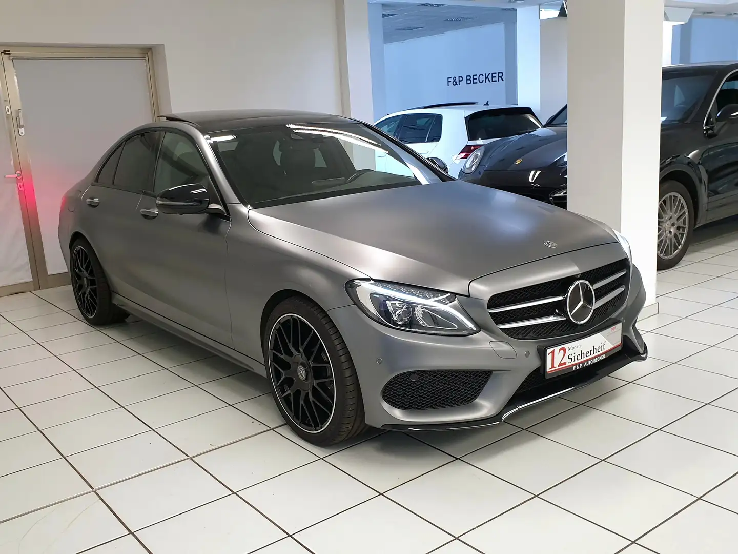 Mercedes-Benz C 400 C 400 4Matic 9G AMG HUD 360 PANO DTR+ AIRMATIC LED Grau - 2