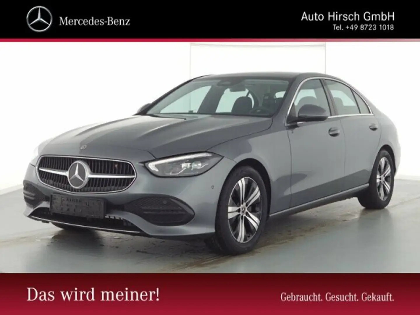 Mercedes-Benz C 180 C 180 AVANTGARDE+MBUXPremium+Kamera+LED+Assisten Szary - 1