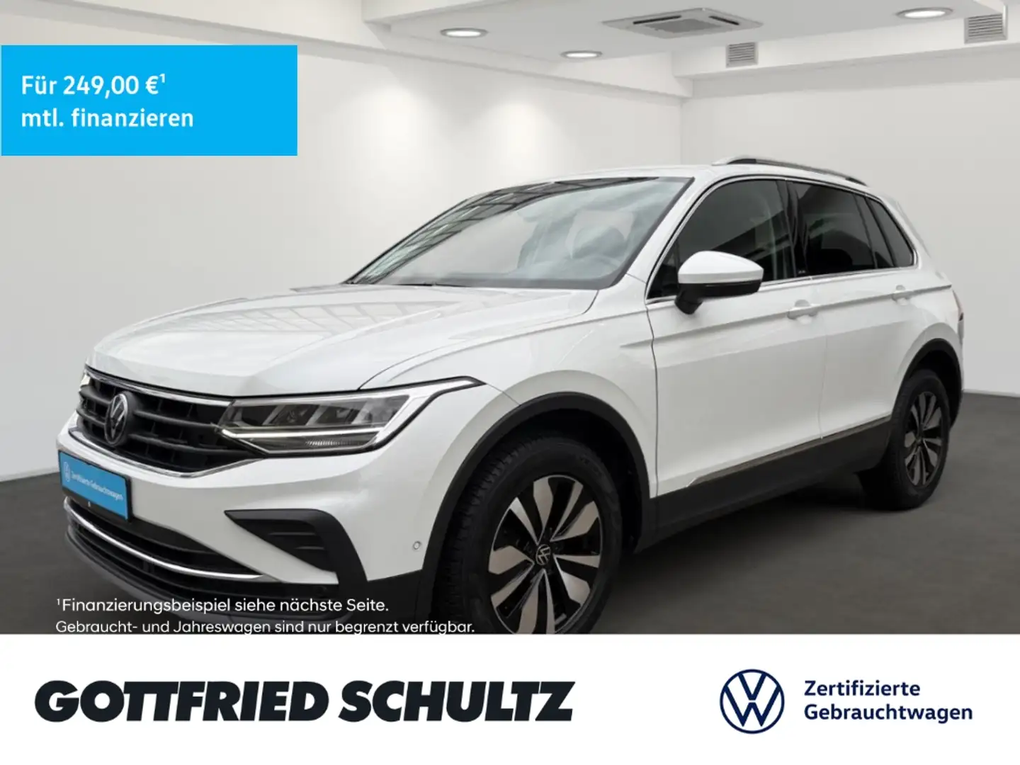 Volkswagen Tiguan 1.5 TSI DSG LED NAV KAMERA AHK Move SHZ V H ALLSEA Weiß - 1