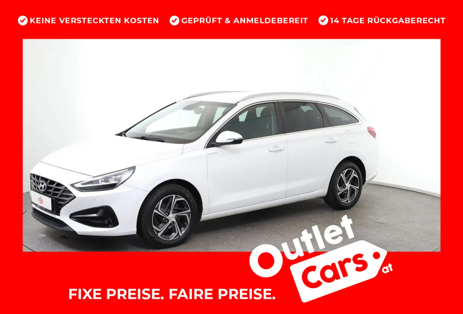 Hyundai i30 CW 1,6 CRDi Trend Line bijela - 1