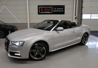 Audi A5 Cabriolet 1.8 TFSI Pro Line S 2x S Line Zwart Leer