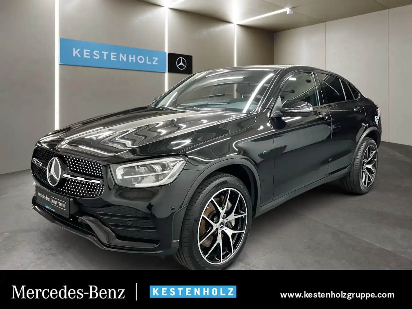 Mercedes-Benz GLC 300 e Cp. 4M AMG LED Night Kamera Spurhalt-Ass Schwarz - 1