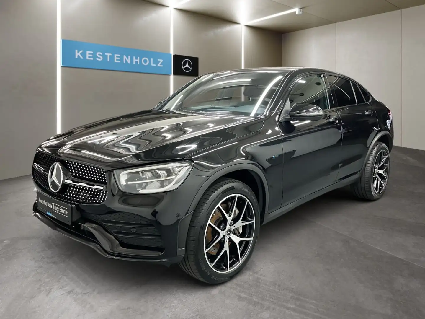 Mercedes-Benz GLC 300 e Cp. 4M AMG LED Night Kamera Spurhalt-Ass Schwarz - 2